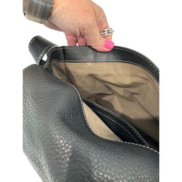 🖤 Chloé Marcie Medium Leather Saddle Bag – Black with Gold-Tone Hardware 🖤 - Picture 2 of 8